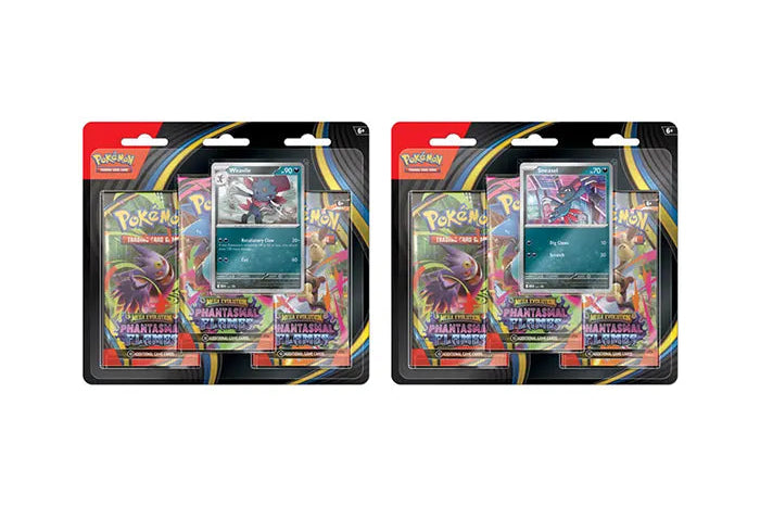 Pokémon TCG: Mega Evolution - Phantasmal Flames 3-Pack Blister - Receive 1 at Random