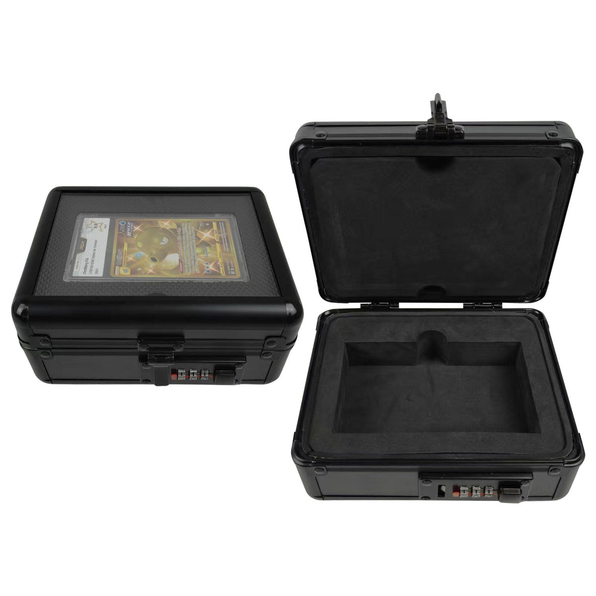 EVORETRO Graded Card Case — Mini with Display Window & Lock (Special Order)