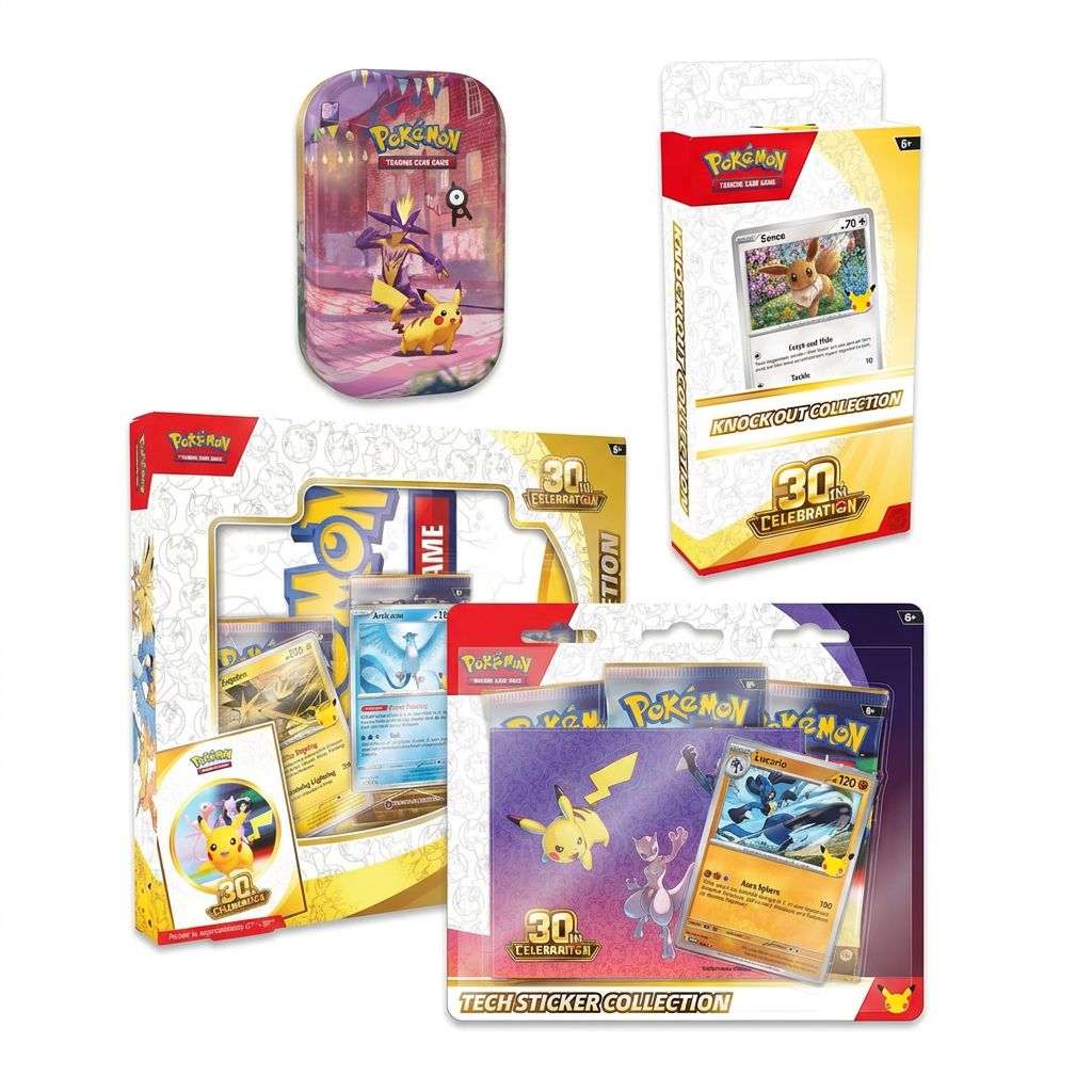 Pokémon TCG: 30th Celebration Starter Pack Bundle (PRE-ORDER)