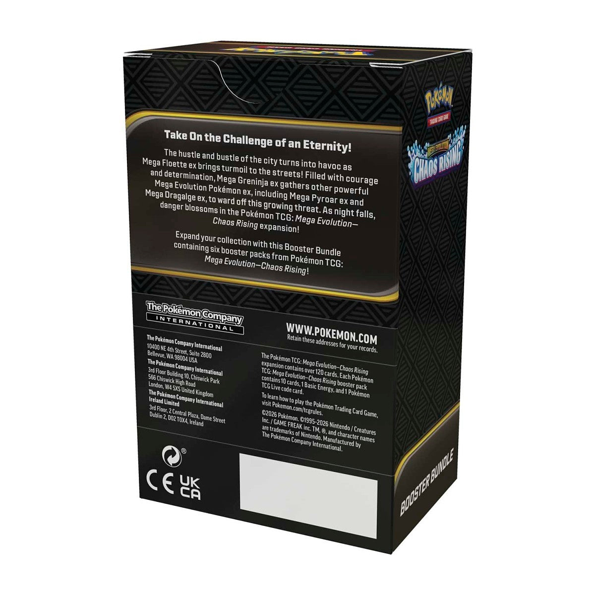 Pokémon TCG: Mega Evolution Chaos Rising Booster Bundle (6 Packs)