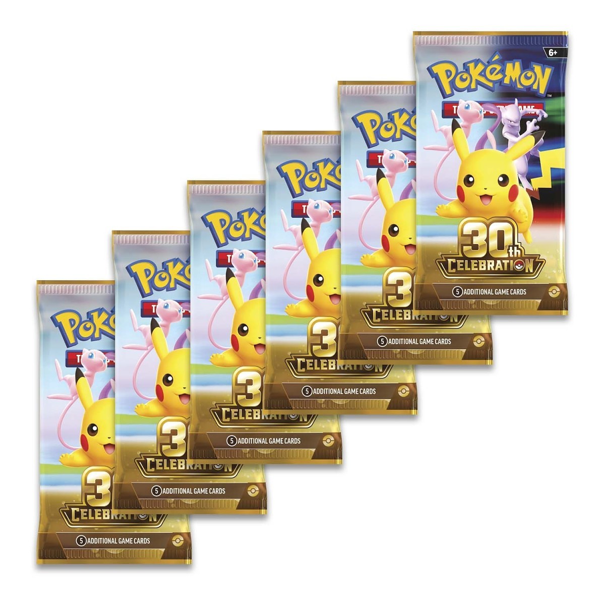 Pokémon TCG: 30th Anniversary LIMITED Mystery Box - 6 Packs (PRE-ORDER)