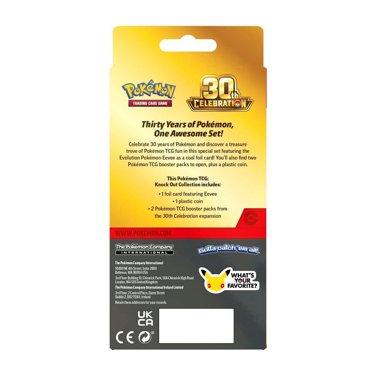 Pokémon TCG: 30th Celebration Knock Out Collection (PRE-ORDER)