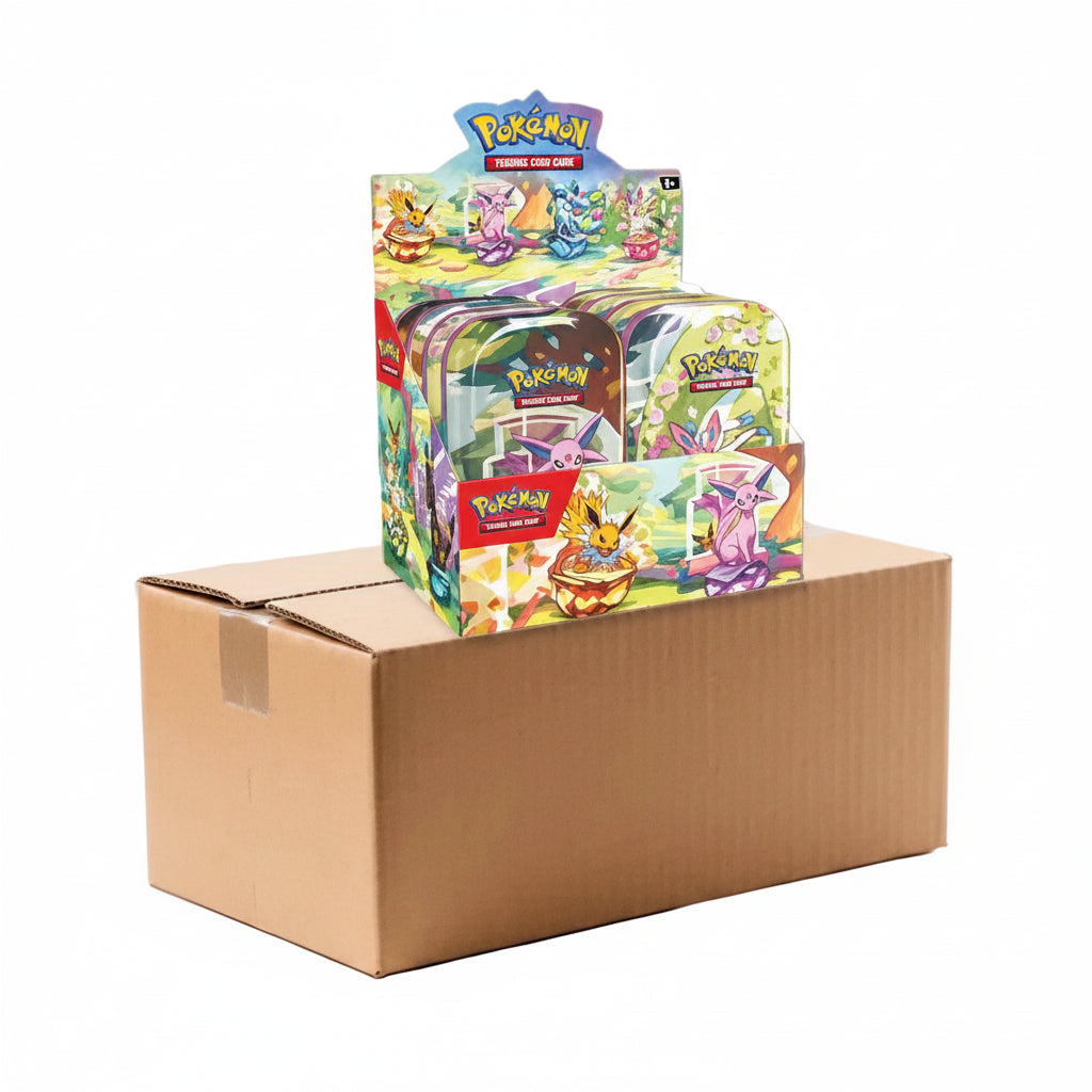 Pokémon TCG: Prismatic Evolutions Mini Tin Display Case (32CT)