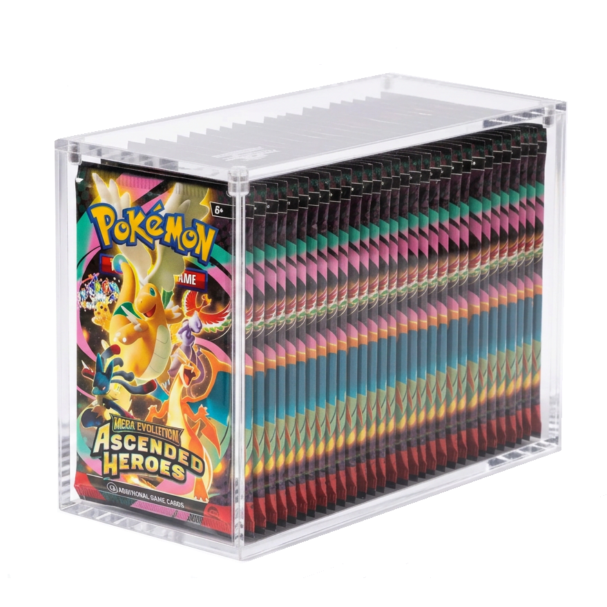 Pokémon TCG: Ascended Heroes Custom Booster Box In Acrylic Case (36 Packs)