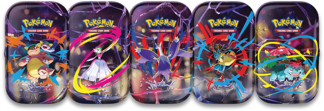 Pokémon TCG: Mega Evolution - Mega Heroes Mini Tin Display (10 Tins)