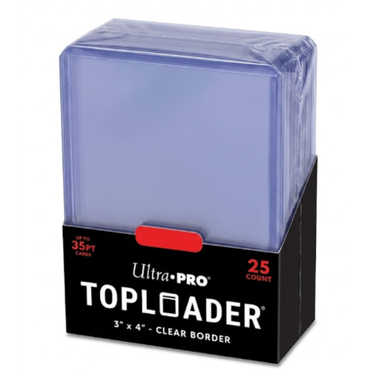 Ultra-Pro 25 Toploader 3" X 4" - Clear Regular (35PT)