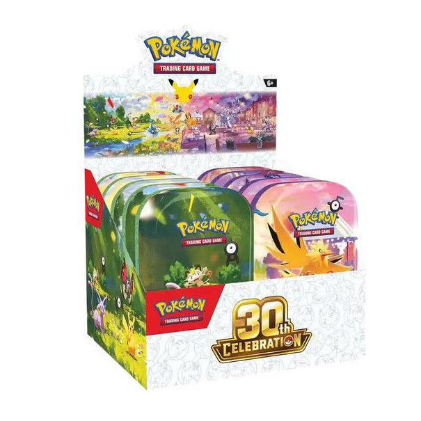 Pokémon TCG: 30th Celebration Mini-Tin Display Box - 10 Tins (PRE-ORDER)