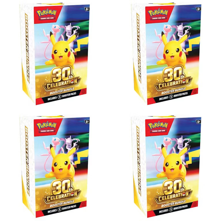 Pokémon TCG: 30th Celebration Booster Bundle - Bundle Of 4 (MAX 1)