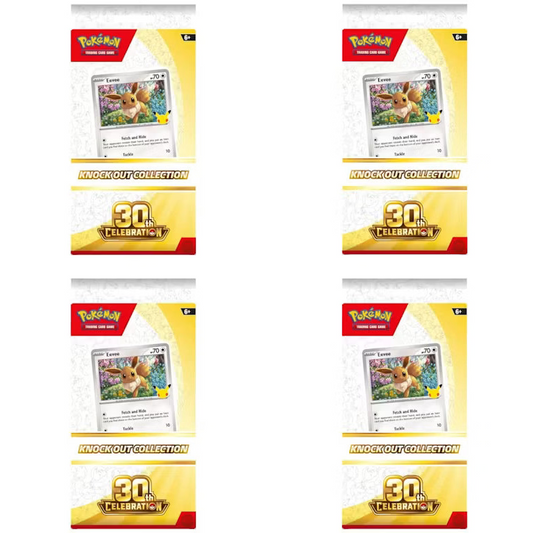 Pokémon TCG: 30th Celebration Knock Out Collection - Bundle Of 4 (MAX 2)
