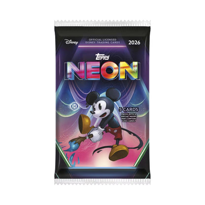 2026 Disney Topps Neon Value Blaster Box