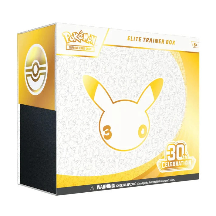 Pokémon TCG: ETB With Acrylic Case Bundle Of 4 (30th, Delta Reign, Chaos Rising & Pitch Black) (PRE-ORDER)