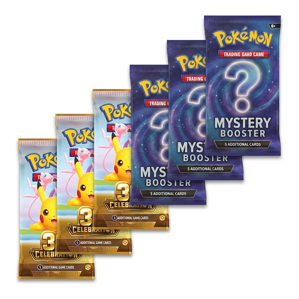 Pokémon TCG: 30th Celebration 6-Pack Mystery Bundle (PRE-ORDER)