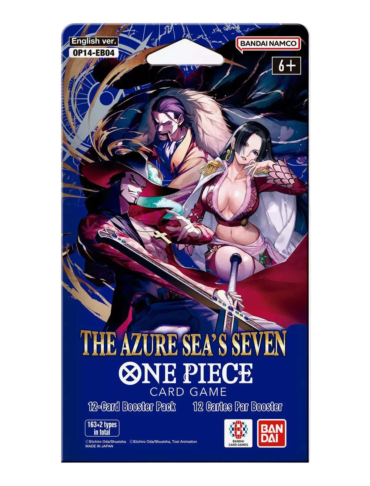 One Piece TCG: The Azure Sea's Seven Sleeved Booster Pack (OP-14)