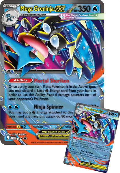 Pokémon TCG Mega Greninja ex Premium Collection Box (PRE ORDER)