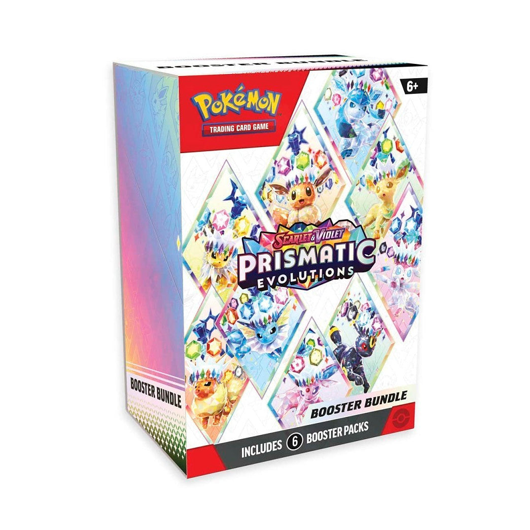 Pokémon TCG: Scarlet & Violet-Prismatic Evolutions Booster Bundle (6 Packs)