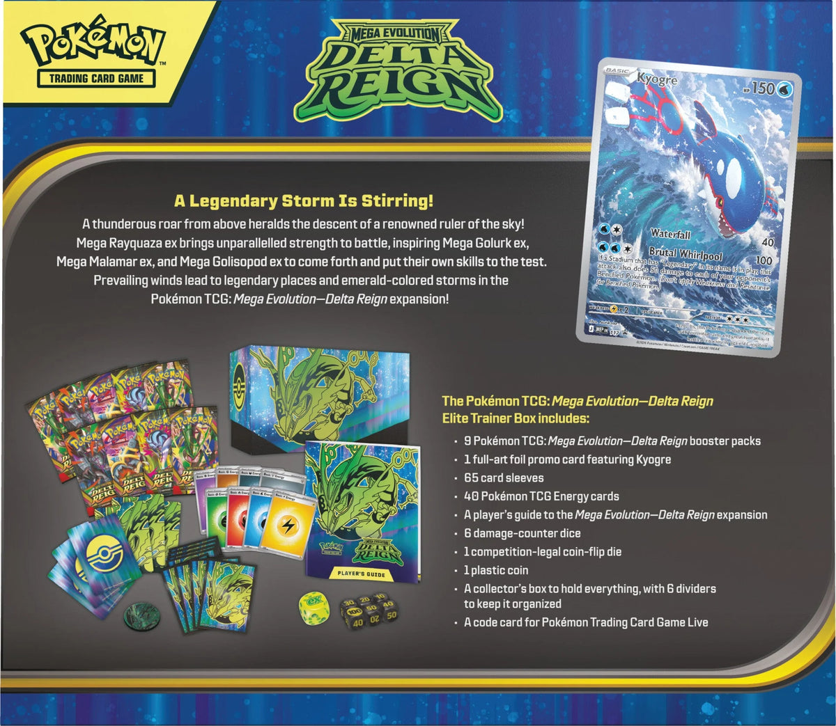Pokémon TCG: 30th Celebration + Delta Reign Elite Trainer Box With Acrylic Case (PRE-ORDER)