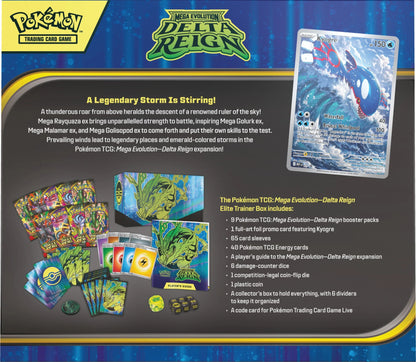 Pokémon TCG: 30th Celebration + Delta Reign Elite Trainer Box With Acrylic Case (PRE-ORDER)