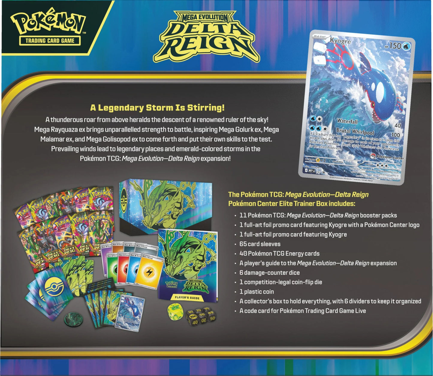 Pokémon TCG: Delta Reign Pokémon Center Elite Trainer Box With Acrylic Case (PRE-ORDER)