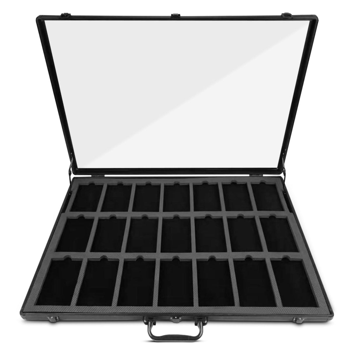 EVORETRO Graded Card Display Case – 21-Slot Secure Showcase (Special Order)