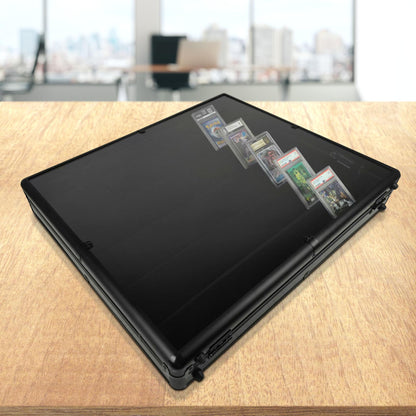 EVORETRO Lockable Display Case 24 x 36 x 4 in. Black with Removable Separators (Special Order)