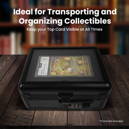 EVORETRO Graded Card Case — Mini with Display Window & Lock (Special Order)