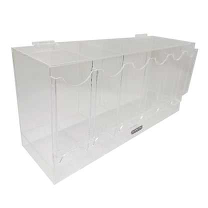 EVORETRO Acrylic Booster Pack Display Stand – Retail Counter Unit with Top Shelf (Special Order)