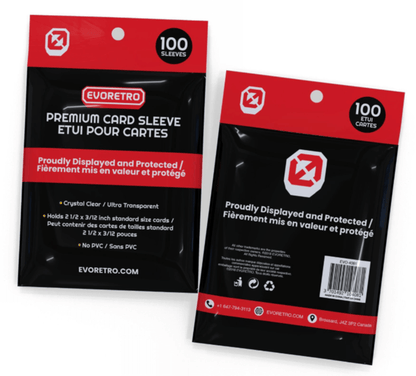 EVORETRO Penny Sleeves Pack of 100