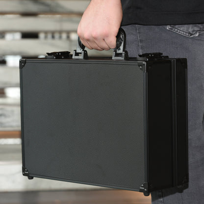 EVORETRO Toploader Card Storage Box – 600 Toploaders / 140 Magnetic Cases, Combination Lock (Special Order)