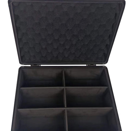 EVORETRO Toploader Card Storage Box – 600 Toploaders / 140 Magnetic Cases, Combination Lock (Special Order)