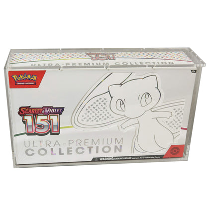 EVORETRO 5mm Acrylic UPC Display Case with Pokémon 151 UPC