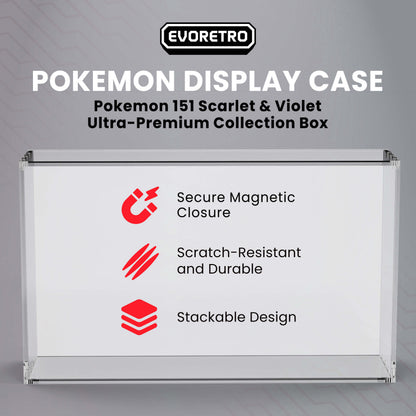 EVORETRO 5mm Acrylic UPC Display Case