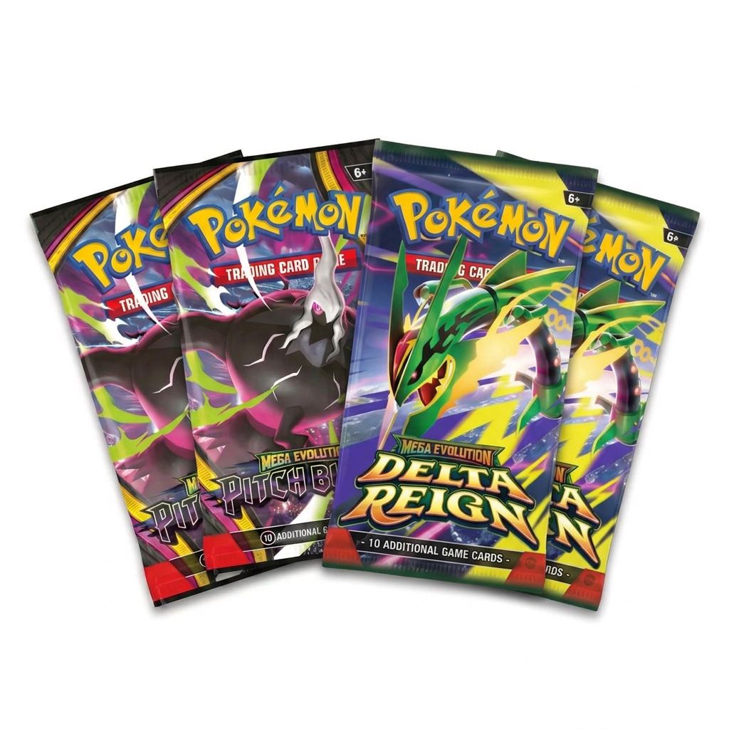 Pokémon TCG: Pitch Black & Delta Reign Booster Pack Bundle (2 Each) (PRE-ORDER) (WAVE 2)