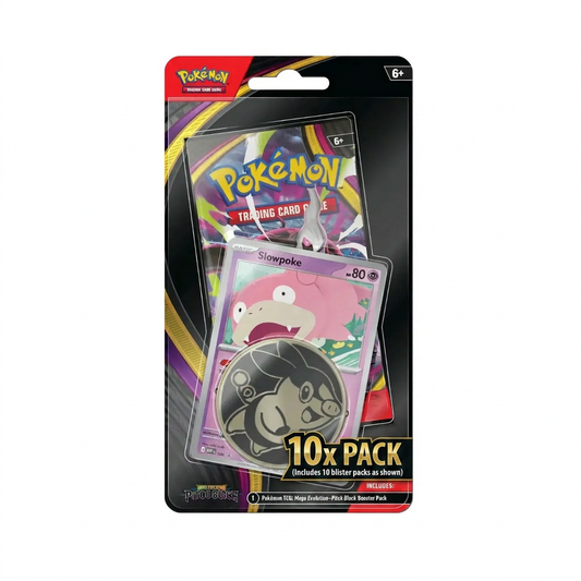 Pokémon TCG: Mega Evolution Pitch Black Checklane Blister 10-PACK (PRE ORDER)