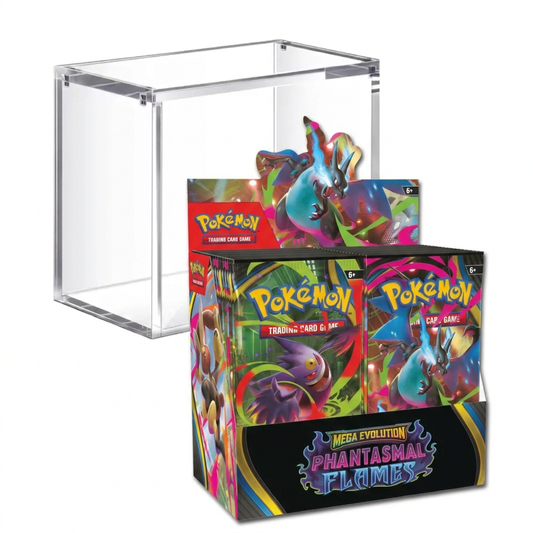 Pokémon TCG: Mega Evolution-Phantasmal Flames Booster Box With Acrylic Case