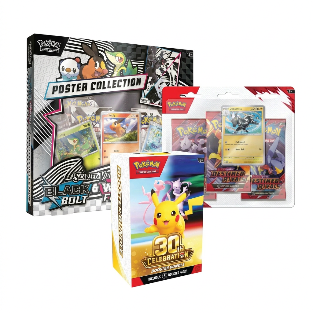 Pokémon TCG: The Triple Treat LIMITED Bundle (MAX 2)