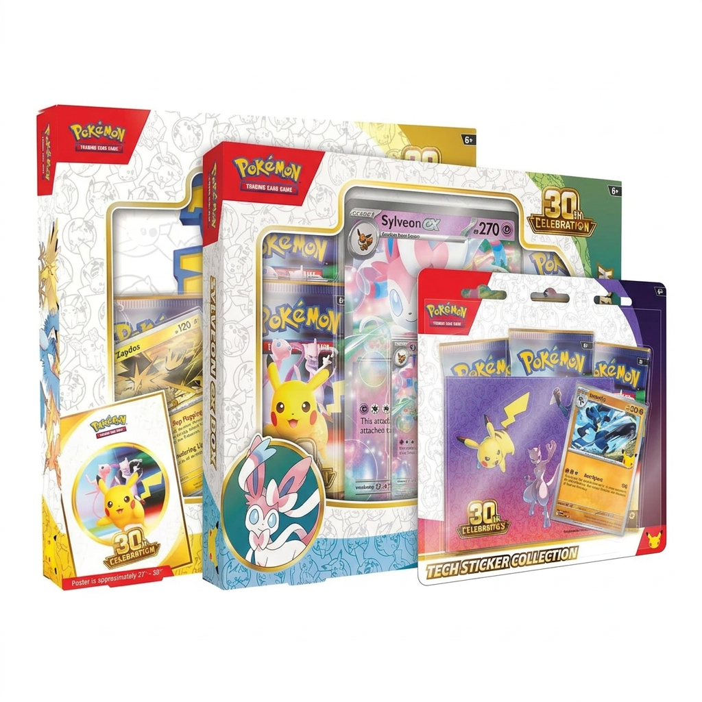 Pokémon TCG: 30th Celebration Flash LIMITED Bundle
