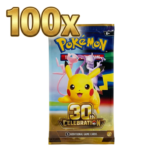 Pokémon TCG: 30th Celebration Booster Pack Bundle Of 100