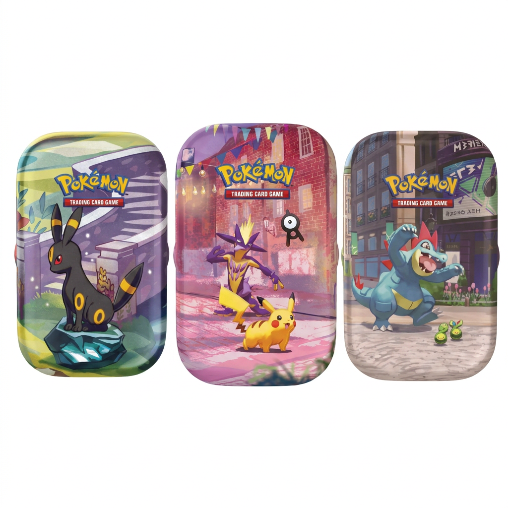 Pokémon TCG: Mini-Tin 3-Pack Bundle (30th Celebration, Prismatic & Lumiose) (PRE-ORDER)