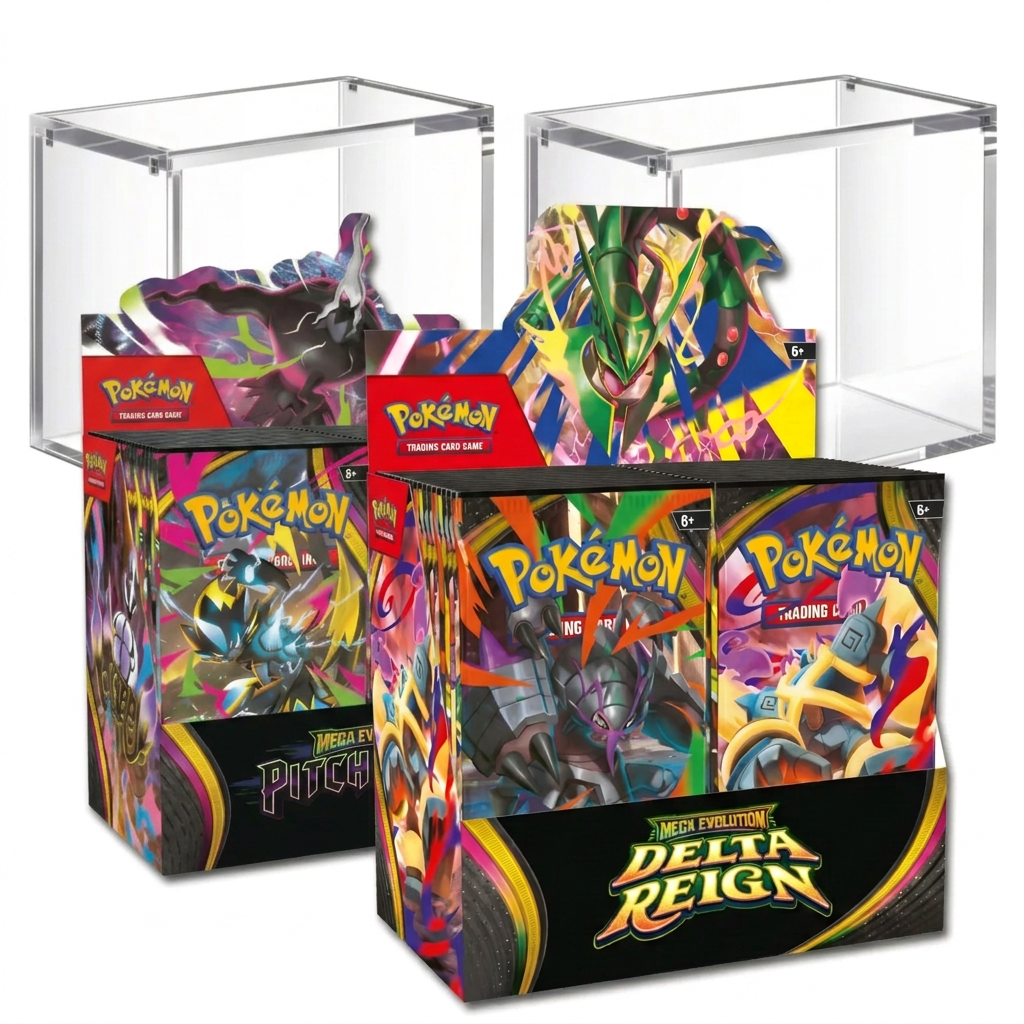 Pokémon TCG: Delta Reign x Pitch Black Booster Box With Acrylic Case Bundle (PRE-ORDER)