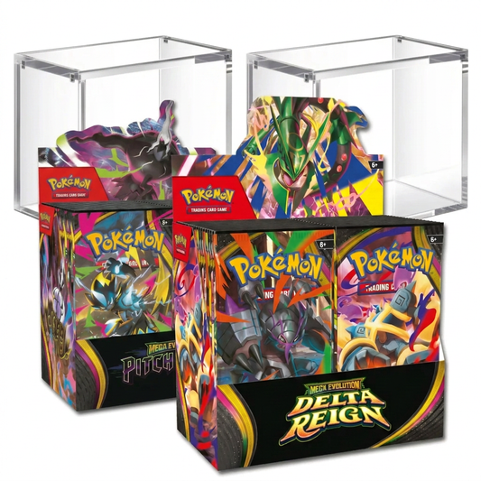 Pokémon TCG: Delta Reign x Pitch Black Booster Box With Acrylic Case Bundle (PRE-ORDER)