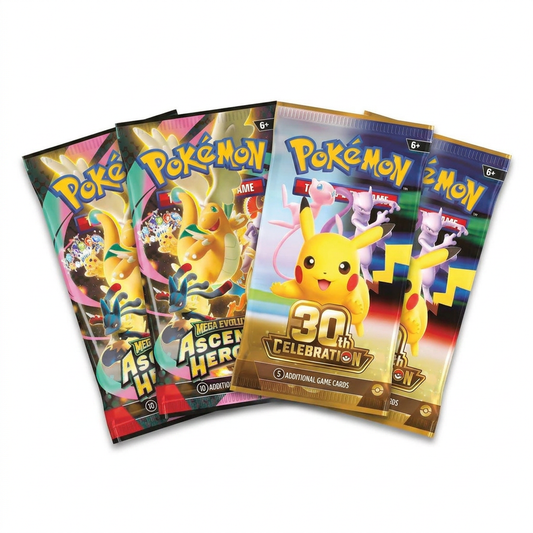 Pokémon TCG: 30th Celebration + Ascended Heroes Booster Pack Bundle (2 Each) (PRE-ORDER)