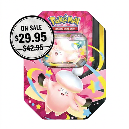 Pokémon TCG: Mega Evolution Mega Moonlit Tin - Mega Clefable Ex (Gemzy Hunt July Week 4)