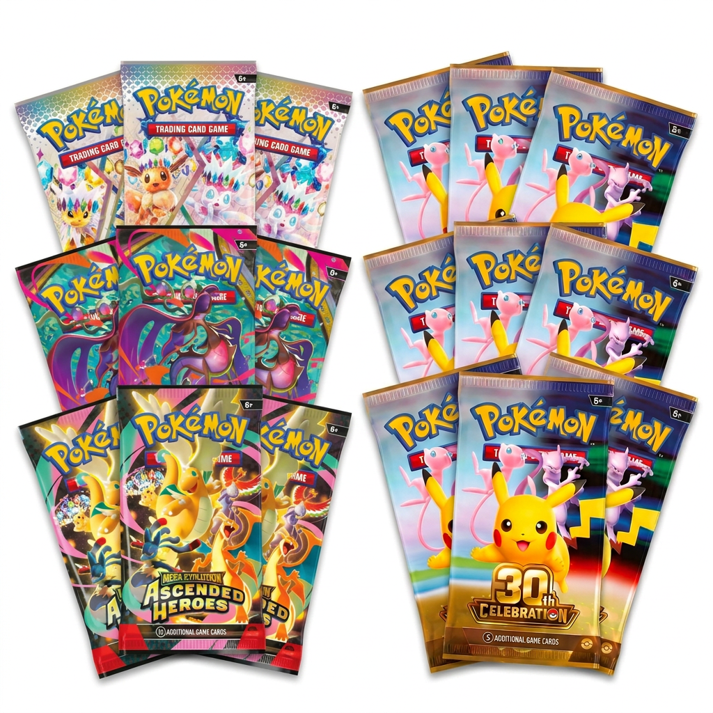 Pokemon 30th Celebration 18-Pack Bundle - Ascended Heroes, Prismatic (PRE-ORDER
