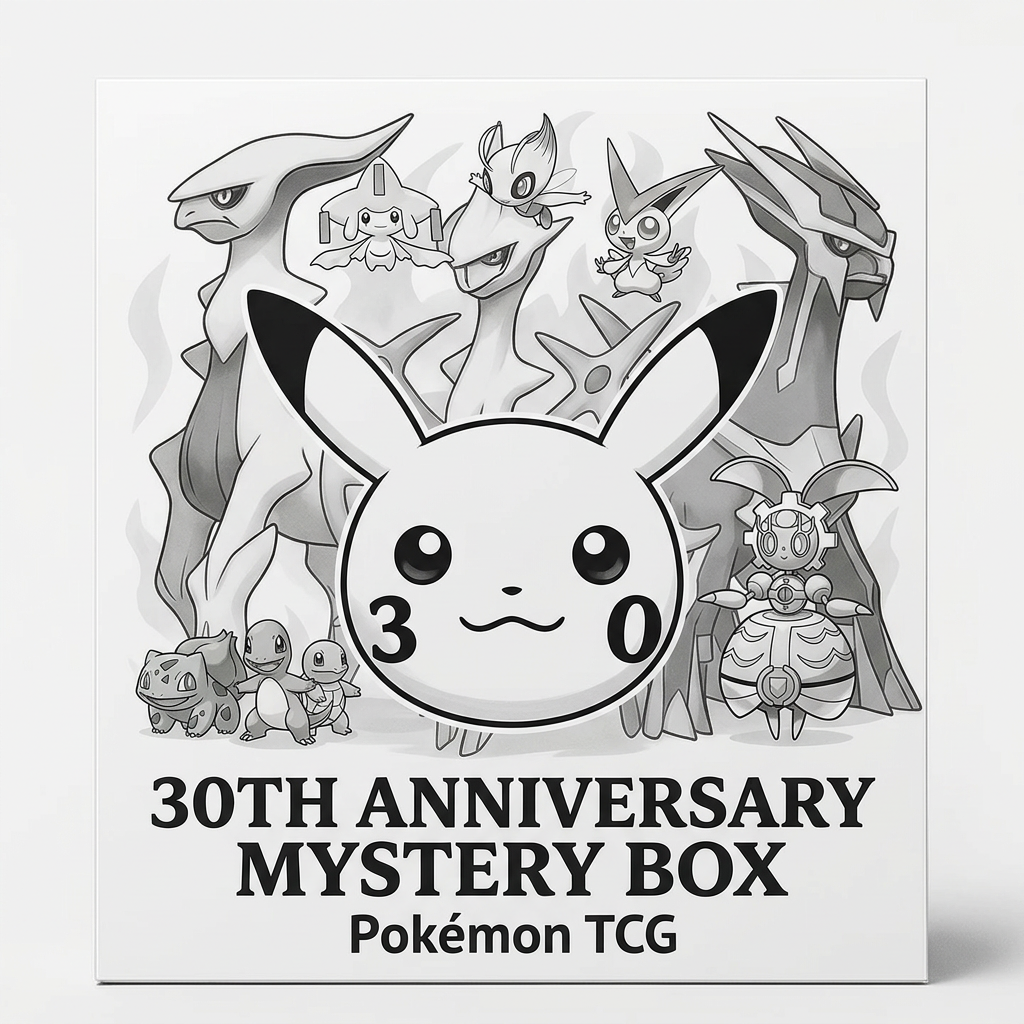 Pokémon TCG: 30th Anniversary LIMITED Mystery Box - 6 Packs (PRE-ORDER)