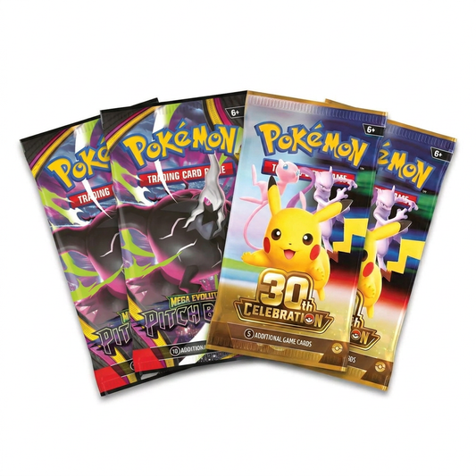 Pokémon TCG: 30th Celebration + Pitch Black Booster Pack Bundle (2 Each) (PRE-ORDER)
