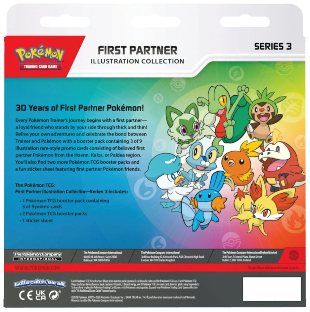 Pokémon TCG: First Partner Illustration Collection Series 3 (PRE ORDER)