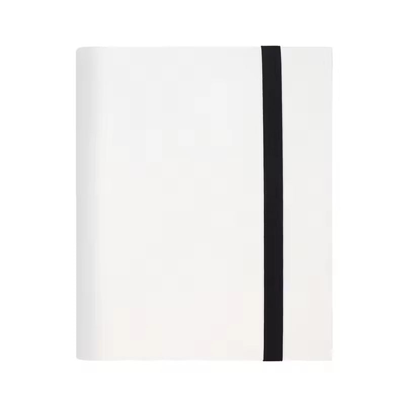 White 4-Pocket Trading Cards Binder (160 Card Slots)