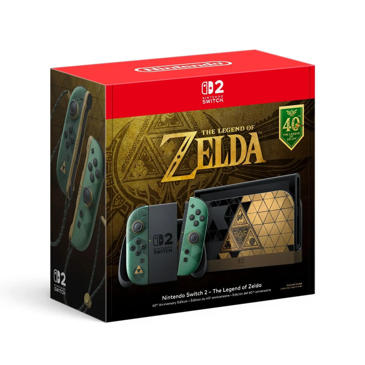 Nintendo Switch 2: The Legend Of Zelda 40th Anniversary Edition Console (PRE-ORDER)