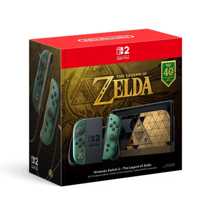 Nintendo Switch 2: The Legend Of Zelda 40th Anniversary Edition Console (PRE-ORDER)