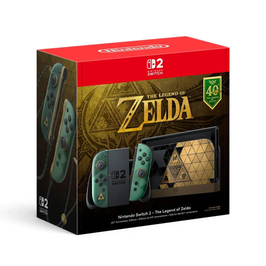 Nintendo Switch 2: The Legend Of Zelda 40th Anniversary Edition Console (PRE-ORDER)
